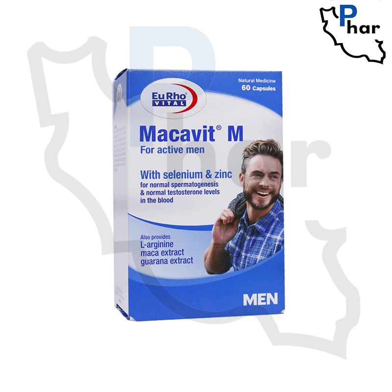 کپسول ماکاویت ام یوروویتال بسته ۶۰ عددی