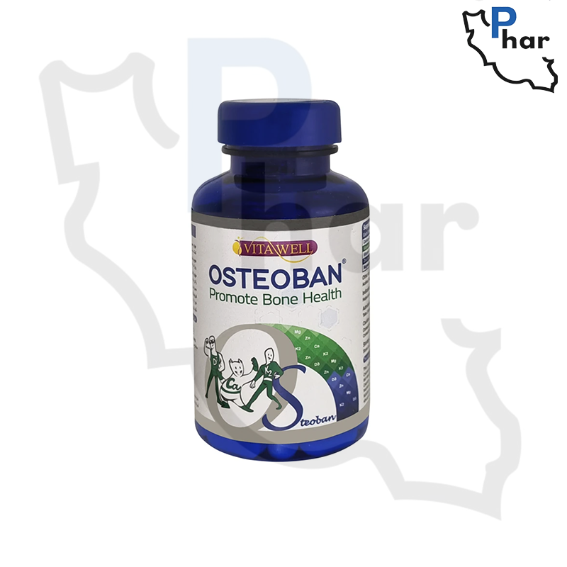 قرص روکش دار استئوبان ویتاول بسته 60 عددی