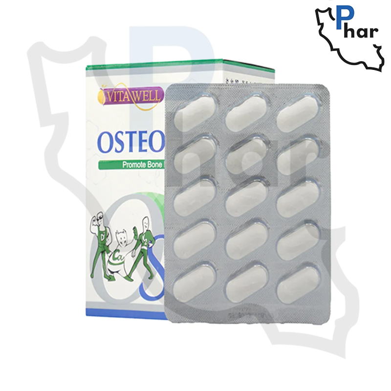 قرص روکش دار استئوبان ویتاول بسته 30 عددی