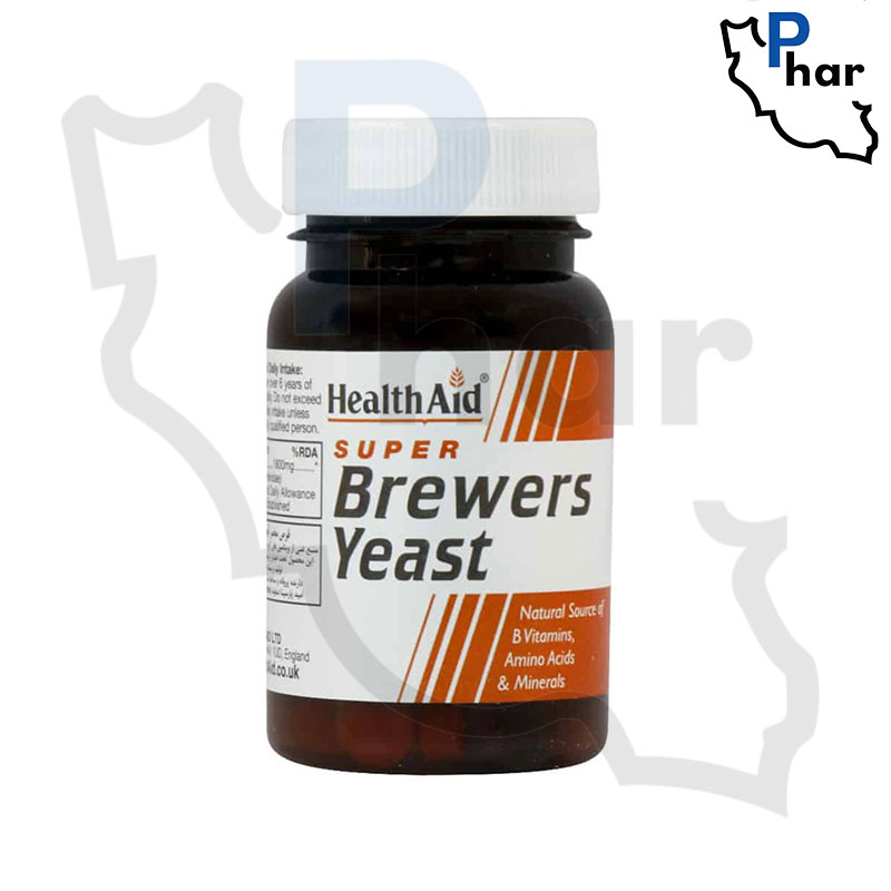 قرص مخمر آبجو هلث اید بسته 60 عددی