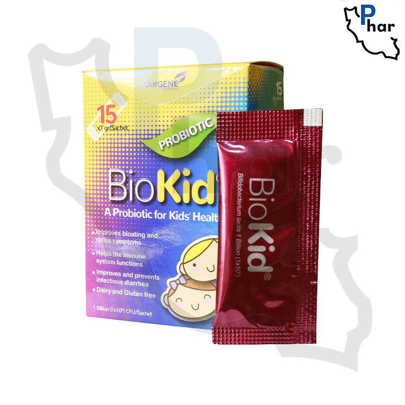 ساشه پروبیوتیک بایوکید تک ژن فارما بسته 15 عددی