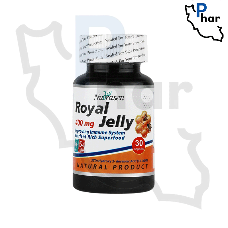 کپسول رویال ژلی 400 میلی گرم نوتراسن فارما بسته 30 عددی