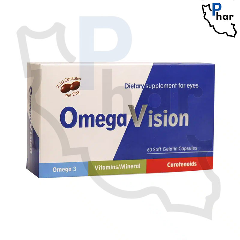 کپسول امگا ویژن دانا بسته 60 عددی