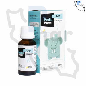 قطره ویتامین آ+د پدیابست با طعم موز حجم 30 میلی لیتری