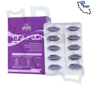 سافت ژل امگا 3 5 6 9 زراوش بسته 30 عددی